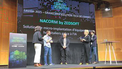 Nacorm Wins the Grand Prize “Tech Solution of the Year 2025” at the Tech for Construction Awards